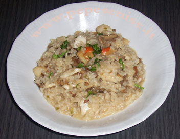 RISOTTO CON SCORFANO E CAPESANTE